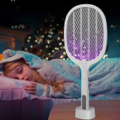 https://www.saleforonline.com/2 In 1 Electric Mosquito Killer With UV Light LED Lamp Summer Mosquito Trap Racket