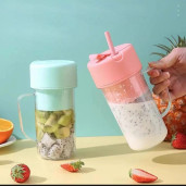 https://www.saleforonline.com/Portable Mini Juicer Straw Cup Juicing Cup USB Rechargeable Electric Juicer Fruit Milkshake Blender