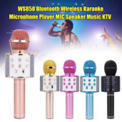 https://www.saleforonline.com/Wireless Karaoke Handheld Microphone USB Player Mic Speaker Portable