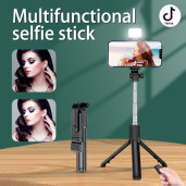 https://www.saleforonline.com/Bluetooth Remote Control Selfie Stick With Light