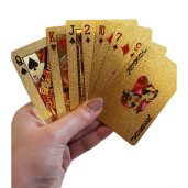 https://www.saleforonline.com/Luxury 24K Gold Plated Foil Playing Cards 
